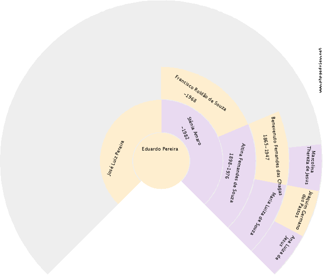 Cauê Gabriel de Jesus Gráfico de Ascendência