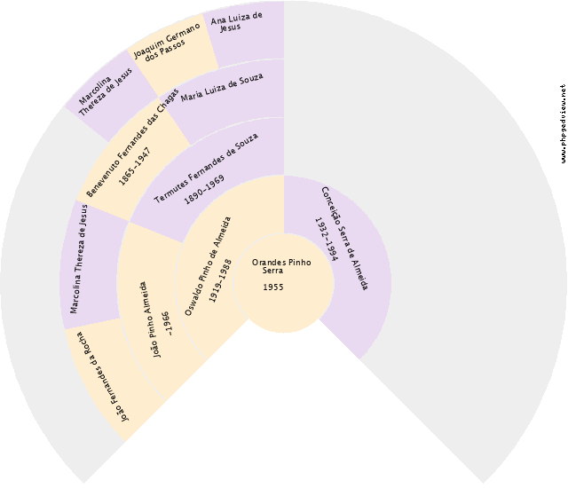 Marlan Ricardo Figueiredo Gabriel Gráfico de Ascendência
