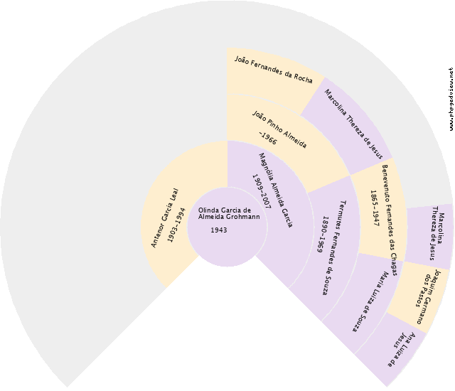 Antenor Fernandes de Souza Gráfico de Ascendência