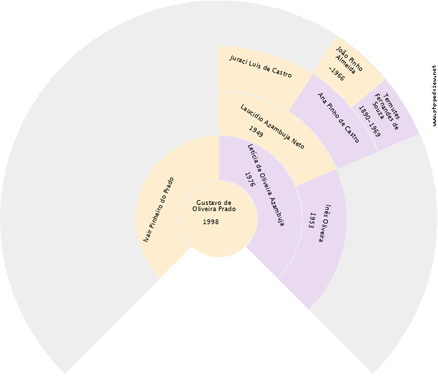Rosângela Oliveira de Queiroz Pereira Bezerra Gráfico de Ascendência